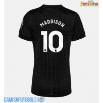 Camisa de time de futebol Tottenham Hotspur James Maddison #10 Replicas 2º Equipamento Feminina 2025-26 Manga Curta